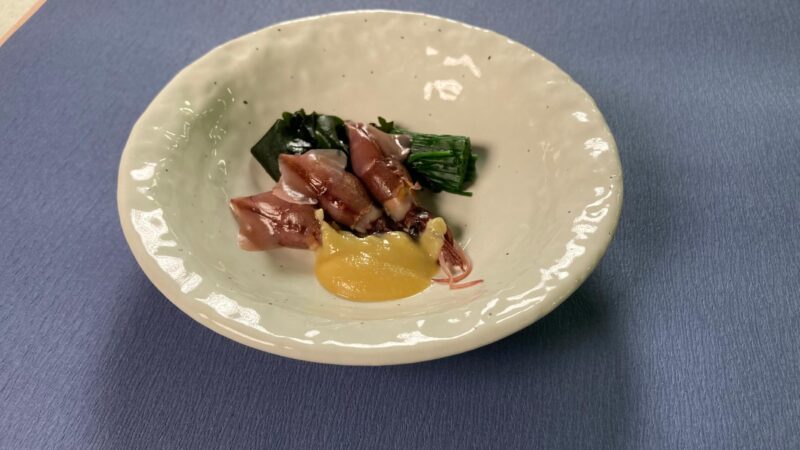 ホタルイカの酢味噌和え写真